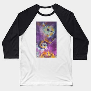 Purple and Pansies v1 Baseball T-Shirt